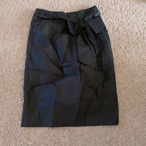 J crew paper bag black skirt size 8